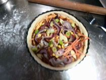 披萨和面做法 在家自制火腿披萨用料丰富大满足